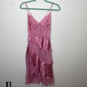 Rose Pink Silk Dress